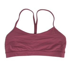 Lululemon Pink Sports Bra Size 10 In great shape!